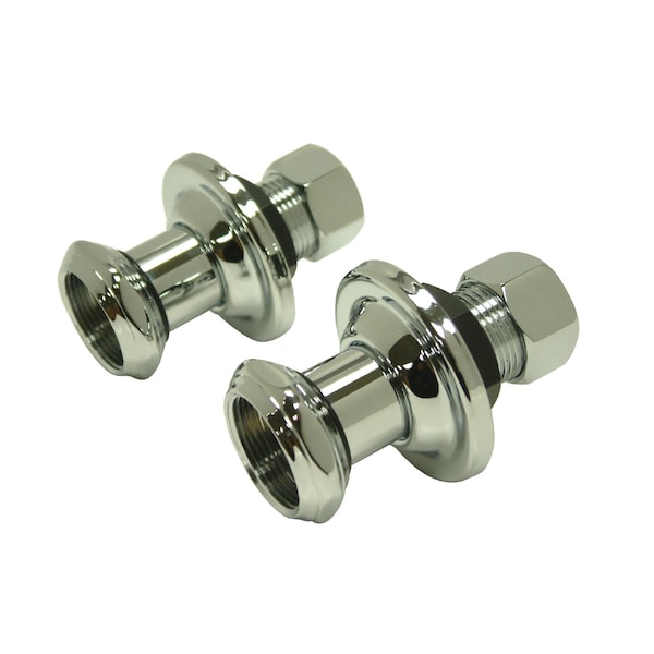 1-3/4" Wall Union Extension, Polished Chrome